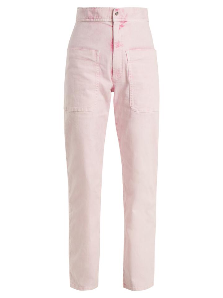 Isabel Marant Étoile Lana High-rise Straight-leg Trousers