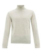 Matchesfashion.com Lanvin - Roll Neck Wool Sweater - Mens - Beige