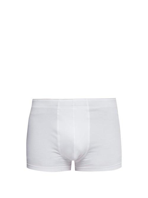 Hanro - Superior Stretch-cotton Trunks - Mens - White