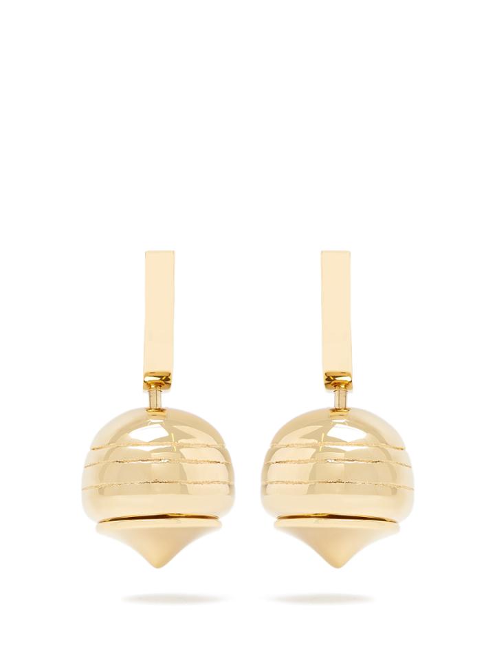Loewe Sphere Gold-plated Earring
