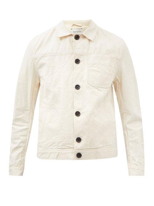 Oliver Spencer - Buffalo Patch-pocket Cotton Jacket - Mens - Beige
