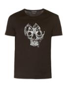 Alexander Mcqueen Skull-print Jersey T-shirt