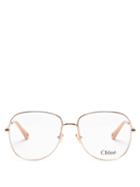 Ladies Accessories Chlo - Round Metal Glasses - Womens - Gold