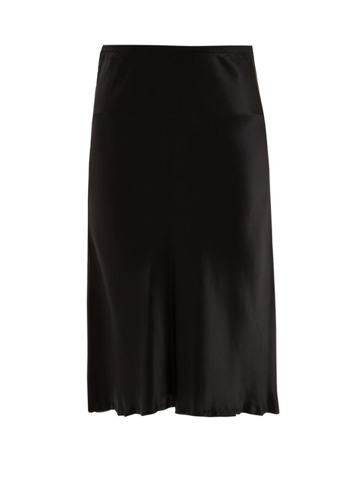 Nili Lotan Ara Silk Midi Skirt