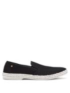 Matchesfashion.com Rivieras - Classic Slip On Canvas Loafers - Mens - Black