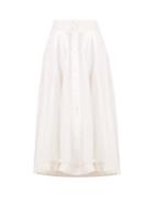 Thierry Colson Romane Cotton And Silk-blend Voile Skirt