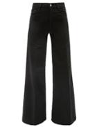 Ladies Rtw Frame - Le Palazzo Wide-leg Jeans - Womens - Black