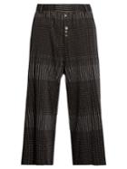 Damir Doma Payce Spot-print Cotton Cropped Trousers