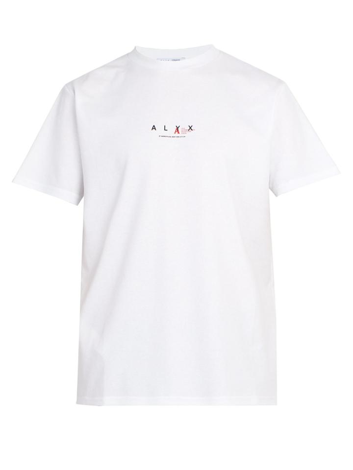 1017 Alyx 9sm Logo-print Recycled Cotton-blend T-shirt