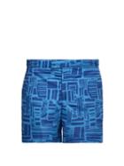 Matchesfashion.com Frescobol Carioca - Linha Tailored Swim Shorts - Mens - Navy
