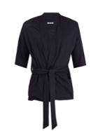 Hecho Shawl-collar Linen Robe