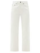 Matchesfashion.com The Row - Christie High-rise Straight-leg Jeans - Womens - Light Grey