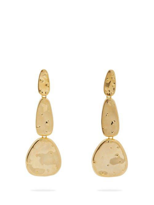 Matchesfashion.com Joelle Kharrat - Cactus Clip On Gold Plated Earrings - Womens - Gold