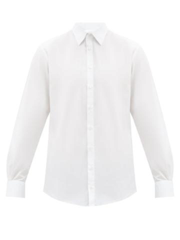 Matchesfashion.com Bourrienne Paris X - Romanesque Bourrienne-cuff Cotton-poplin Shirt - Mens - White