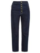 Matchesfashion.com Ellery - Monroe High Rise Slim Leg Jeans - Womens - Dark Navy