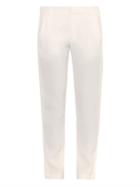 Vince Satin Tuxedo-striped Tapered Trousers