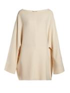 The Row Duni Stretch-cady Tunic Top
