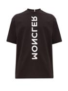Matchesfashion.com Moncler Grenoble - Logo Print Cotton T Shirt - Mens - Black