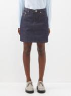 A.p.c. - Jupe Standard Denim Skirt - Womens - Dark Blue