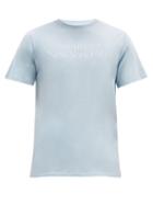Matchesfashion.com Saturdays Nyc - Miller Logo-print Cotton T-shirt - Mens - Light Blue