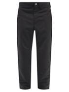 Mens Rtw Jil Sander - Panelled-knee Cotton-poplin Trousers - Mens - Black