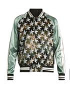 Valentino Souvenir Camouflage And Stars-print Jacket