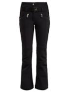 Matchesfashion.com Toni Sailer - Anais Tuxedo Stripe Belted Ski Trousers - Womens - Black