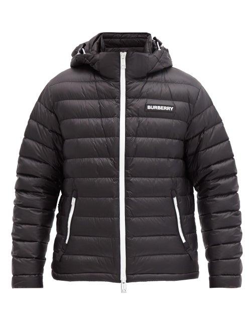 Matchesfashion.com Burberry - Barnet Down-filled Shell Hooded Jacket - Mens - Black
