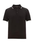 Matchesfashion.com Rag & Bone - Evens Knit Cotton Blend Polo Shirt - Mens - Black