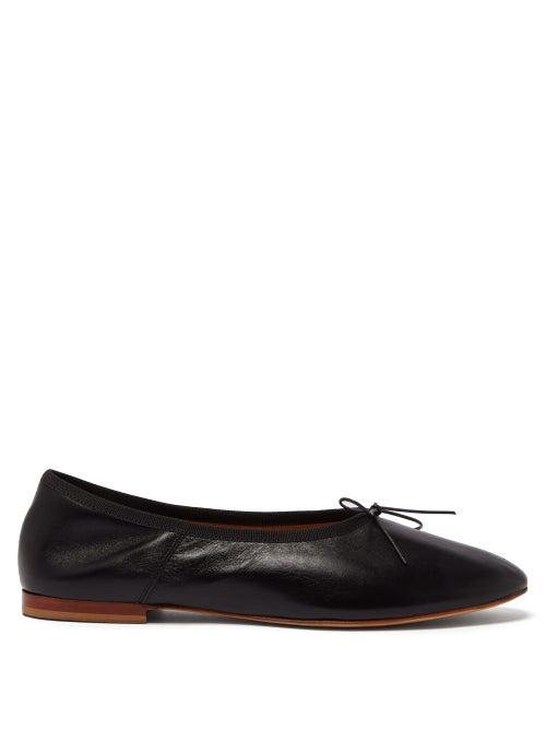 Matchesfashion.com Mansur Gavriel - Dream Leather Ballet Flats - Womens - Black