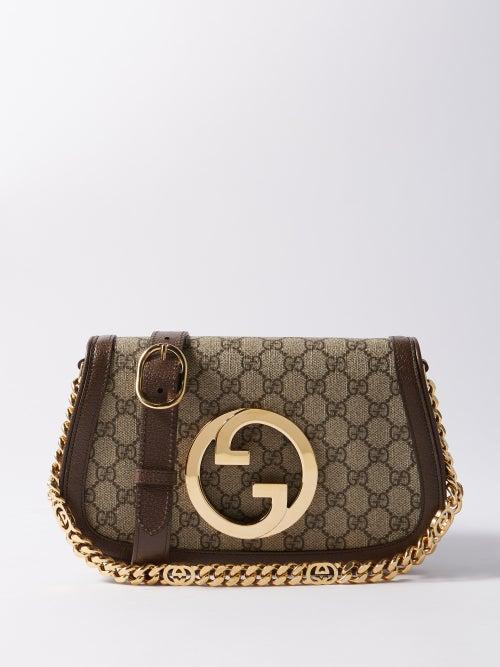 Gucci - Blondie Gg-supreme Canvas Cross-body Bag - Womens - Beige