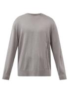 A-cold-wall* - Logo-intarsia Wool Sweater - Mens - Grey
