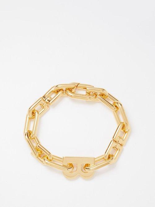 Balenciaga - B Chain Bracelet - Womens - Gold
