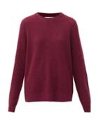 Matchesfashion.com Acne Studios - Kassia Crew-neck Cashmere Sweater - Womens - Burgundy