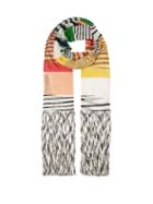 Matchesfashion.com Missoni - Striped Fine Knit Scarf - Womens - Multi