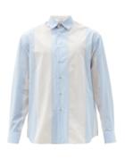 Matchesfashion.com Paul Smith - Striped Cotton-poplin Shirt - Mens - Light Blue