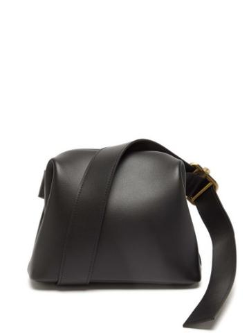 Osoi - Peanut Brot Mini Leather Shoulder Bag - Womens - Black