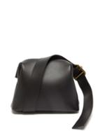 Osoi - Peanut Brot Mini Leather Shoulder Bag - Womens - Black
