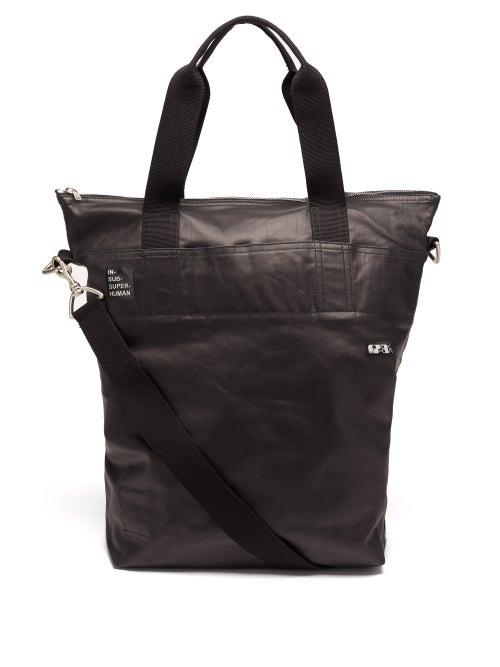 Matchesfashion.com Rick Owens Drkshdw - Large Coated-canvas Tote Bag - Mens - Black