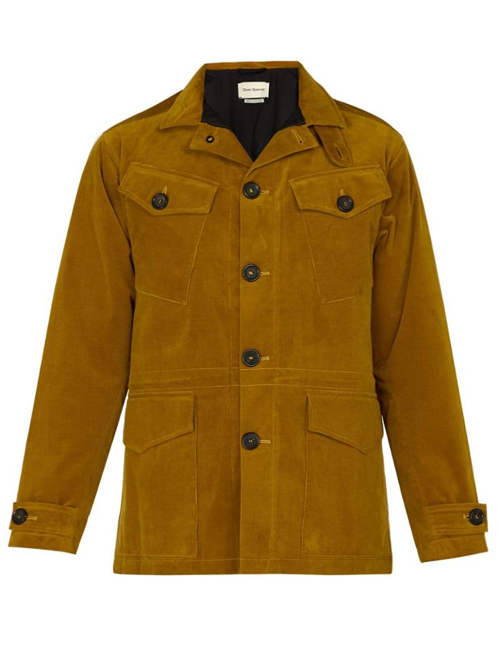 Oliver Spencer Photographer's Cotton-blend Corduroy Jacket