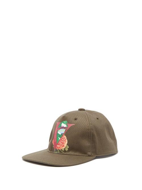Matchesfashion.com Valentino - X Undercover Logo Print Cotton Cap - Mens - Black
