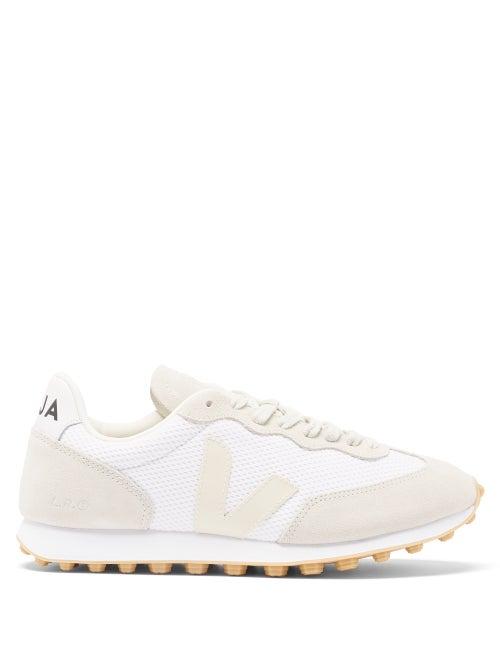Matchesfashion.com Veja - Rio Branco Suede-panelled Mesh Trainers - Womens - White