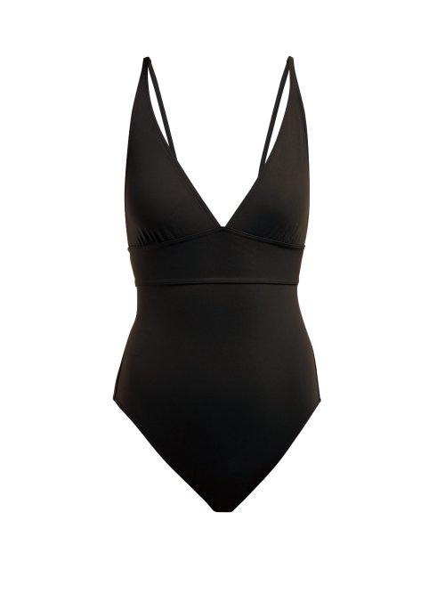 Matchesfashion.com Eres - Duni Larcin V Neck Swimsuit - Womens - Black