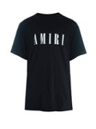 Amiri - Logo-print Jersey T-shirt - Mens - Black