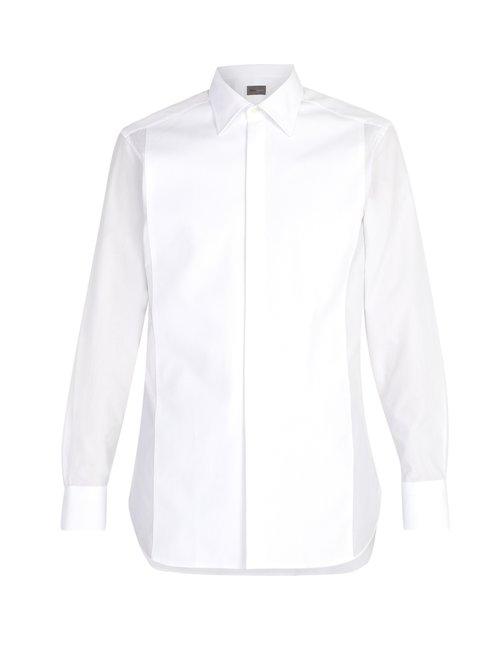Matchesfashion.com Kilgour - Single Cuff Cotton Dinner Shirt - Mens - White