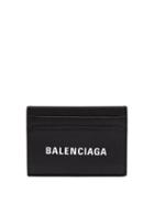 Matchesfashion.com Balenciaga - Everyday Logo Print Leather Cardholder - Mens - Black