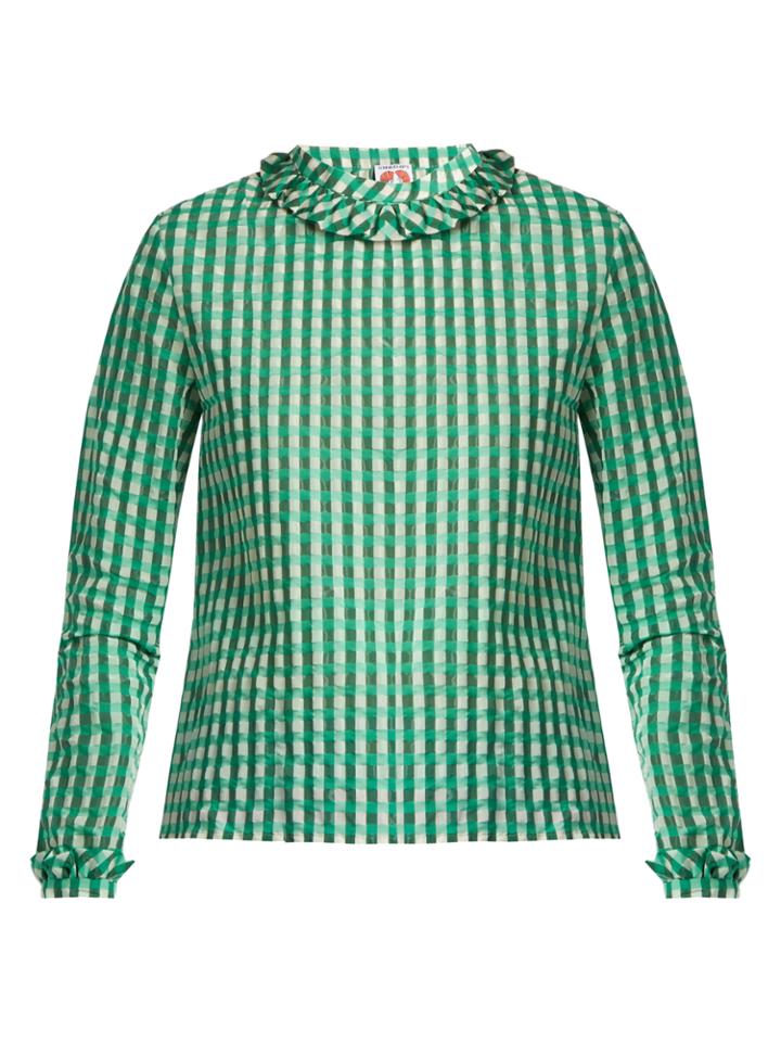 Shrimps Guinevere Gingham Blouse