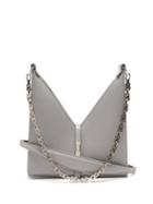 Givenchy - Cut Out Mini Leather Cross-body Bag - Womens - Grey