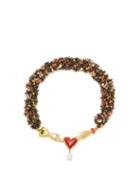 Matchesfashion.com Heimat Atlantica - Solange Embellished Shell Necklace - Womens - Multi