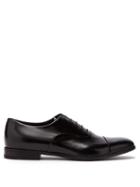 Matchesfashion.com Prada - Polished Leather Oxford Shoes - Mens - Black